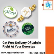 Custom Labels At Your Doorstep With Free Delivery - RegaloPrint