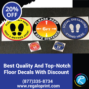 Best Quality & Top-Notch Floor Decals With 20% Discount – RegaloPrint