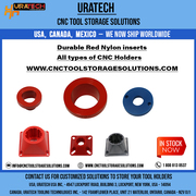  Uratech : High-Quality  Red nylon inserts for all types of CNC Holder